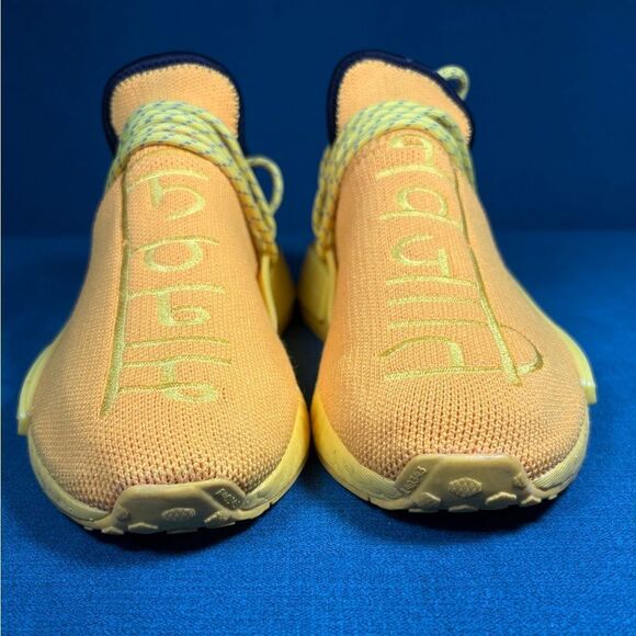 Size 5.5Men/7Women - Adidas Pharrell x NMD Human Race Yellow - Picture 5 of 9
